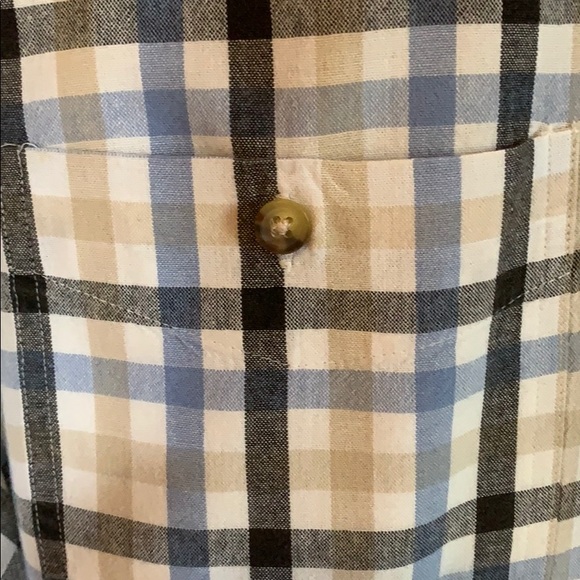 Basic Editions Big Man Long Sleeve Shirt Mens XLT Plaid - Picture 3 of 4